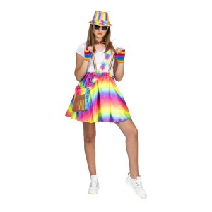 Regenboog rok Rosy – volwassenen (onesize)