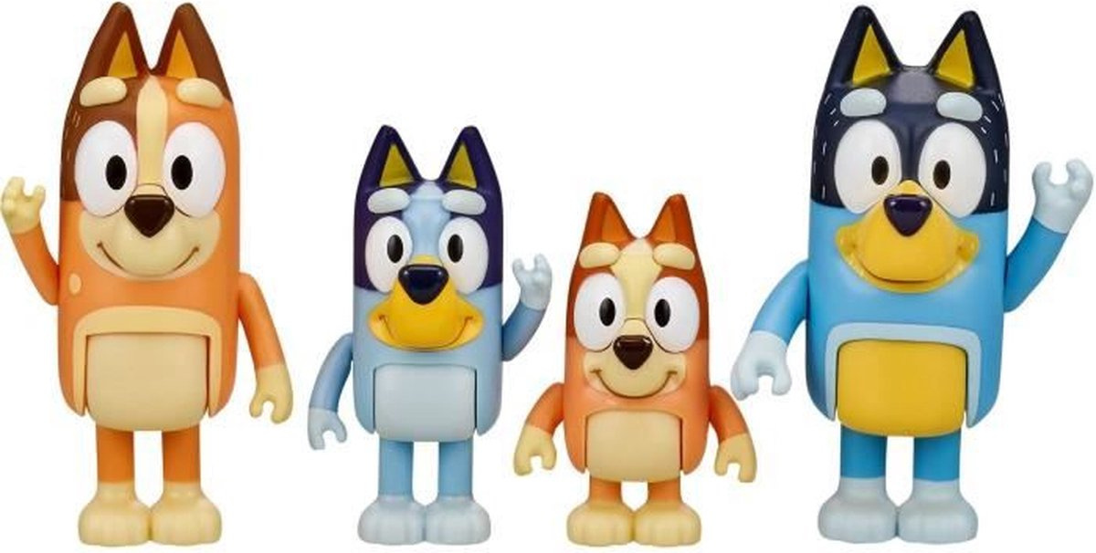 Bluey - Bluey & Familie (4-pack) - Afbeelding 2