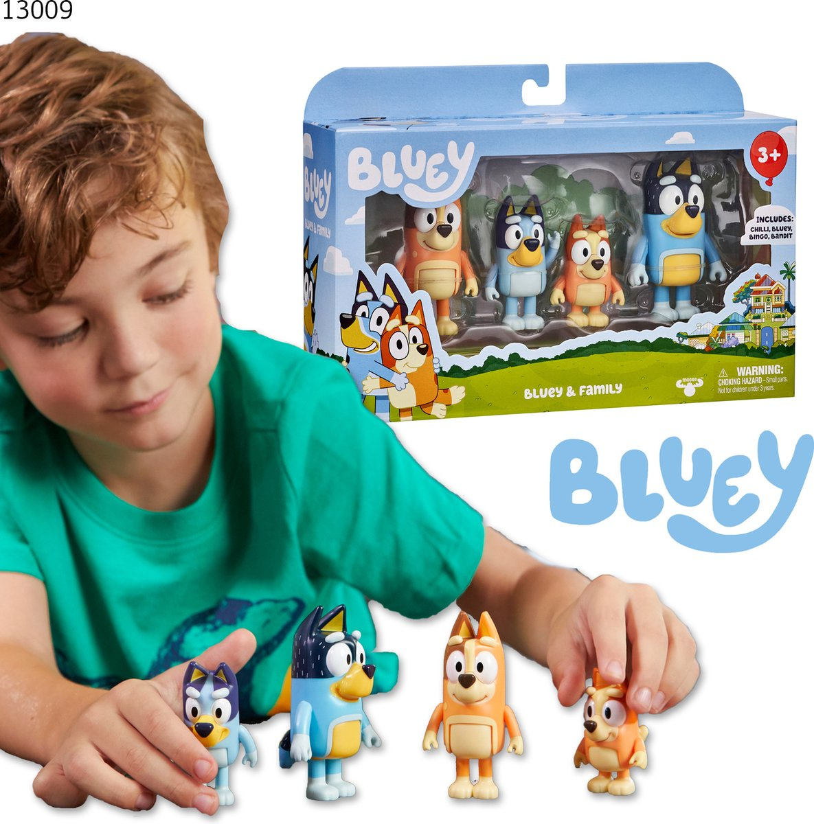 Bluey - Bluey & Familie (4-pack) - Afbeelding 3