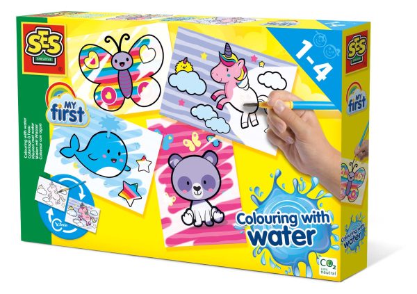 My First - Kleuren met water - Fantasie dieren