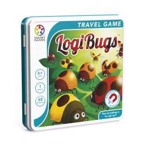 Smart Games Magnetic Travel – Logibugs (tin box)