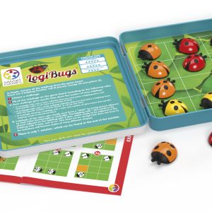 Smart Games Magnetic Travel – Logibugs (tin box)