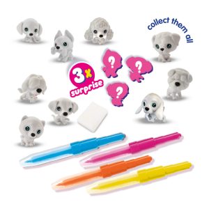 SES Creative – Blow airbrush pens – Puppy’s surprise (3stuks)