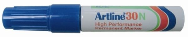 Permanente Marker "30N" schuine punt, lijndikte 2-5mm - blauw