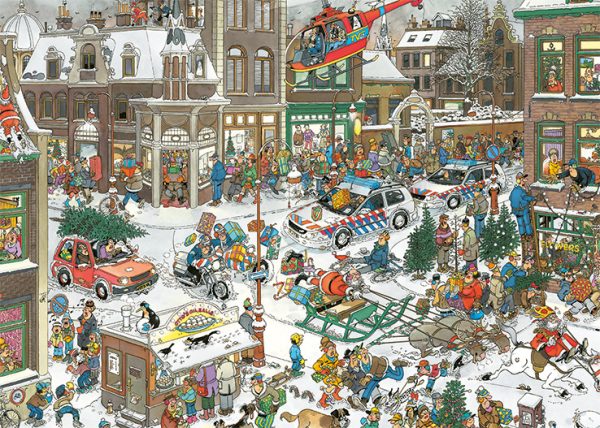 Jan van Haasteren Kerstmis 1000 stukjes - Afbeelding 2