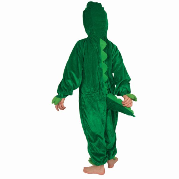 Kostuum Pluche Krododil (groen) - Afbeelding 3