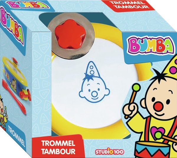 Bumba - Trommel met bekken & twee trommelstokjes