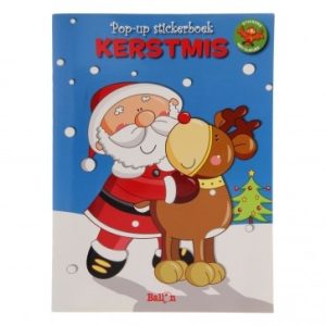 pop-up stickerboek kerstmis