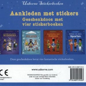 Aankleden met stickers – Geschenkdoos met vier stickerboeken