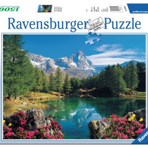 Puzzel (1500stuks) – Bergmeer met Matterhorn