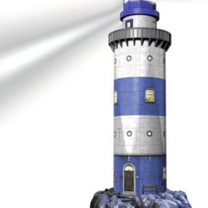3D Puzzel (216stuks) – Vuurtoren – Night Edition