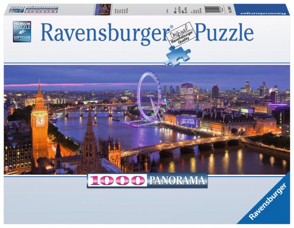 Puzzel (1000stuks) Panorama - Londen bij nacht