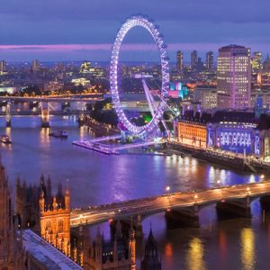 Puzzel (1000stuks) Panorama – Londen bij nacht
