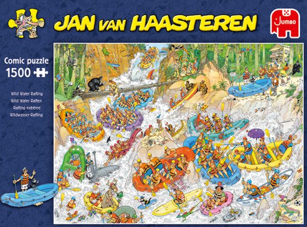 Jan van Haasteren Wild Water Raften 1500 stukjes - Afbeelding 4