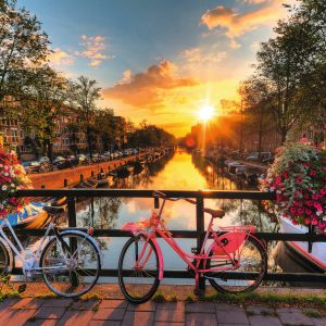 Puzzel (1000stuks) – Fietsen in Amsterdam