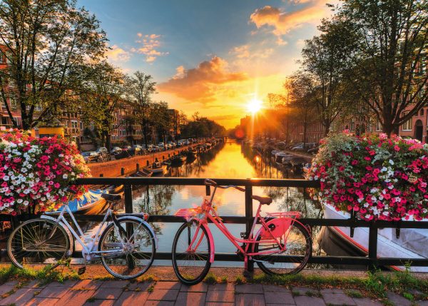 Puzzel (1000stuks) - Fietsen in Amsterdam - Afbeelding 2