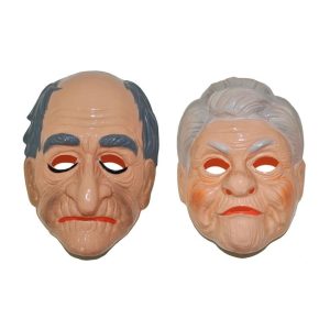 Masker oude vrouw OF oude man – 1 exemplaar