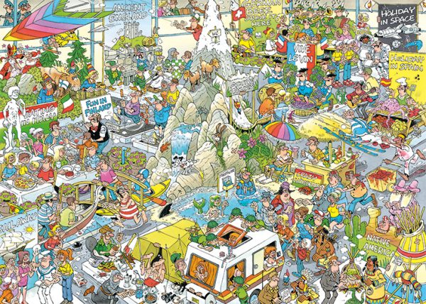 Jan van Haasteren - De vakantiebeurs (1000stuks) - Afbeelding 2