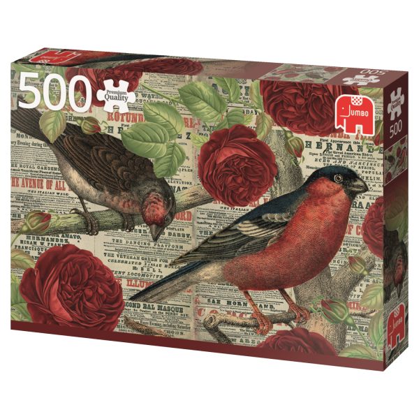 Premium Collection Vogels houden van Bloemen 500 stukjes - Afbeelding 3