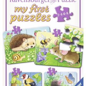 My First Puzzel (2/4/6/8stuks) – Dieren in de tuin