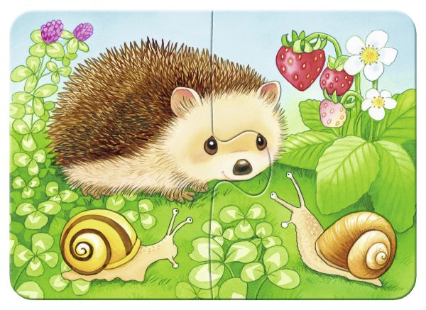 My First Puzzel (2/4/6/8stuks) - Dieren in de tuin - Afbeelding 2