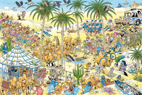 Jan van Haasteren The Oasis 1500 stukjes - Afbeelding 2