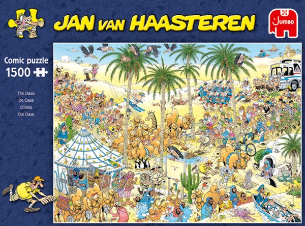 Jan van Haasteren The Oasis 1500 stukjes - Afbeelding 4