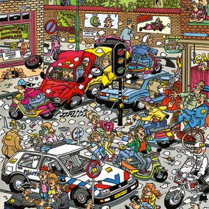 Jan van Haasteren – Verkeerschaos (500stuks)