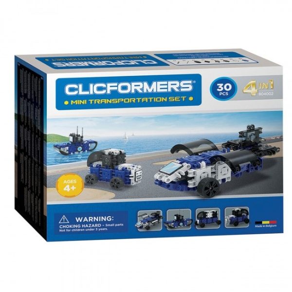 Clicformers - Mini Transport Set 4-in-1 (30stuks)