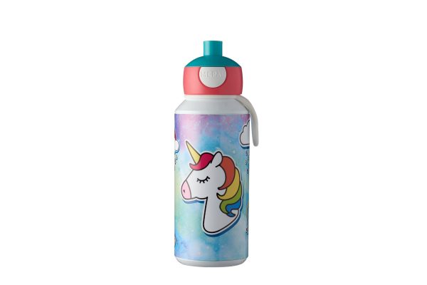 Drinkfles campus pop-up 400ml - Unicorn