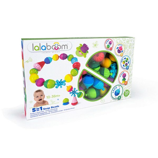 Lalaboom - Educatieve kralen & accessoires (36stuks)
