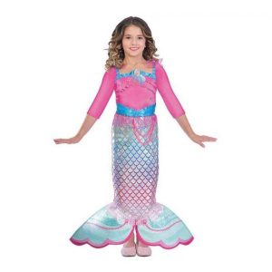 Barbie – Kostuum Regenboog Zeemeermin (3-5jaar)