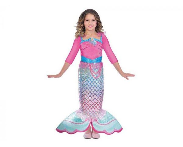 Barbie - Kostuum Regenboog Zeemeermin (3-5jaar)