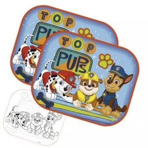 Paw Patrol – Zonnescherm Pawboy (45x36cm) 2stuks + kleurplaat