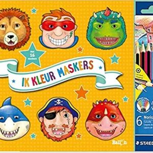Ik kleur maskers (oranje)