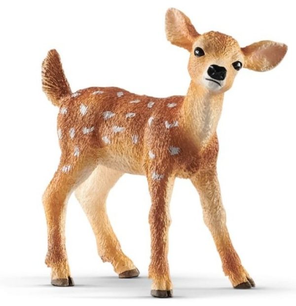 Schleich Wild Life - Witstaarthert Virginia jong