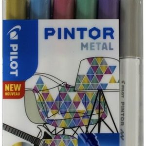 Pilot Pintor Metal Mix (Fine) – 6stuks