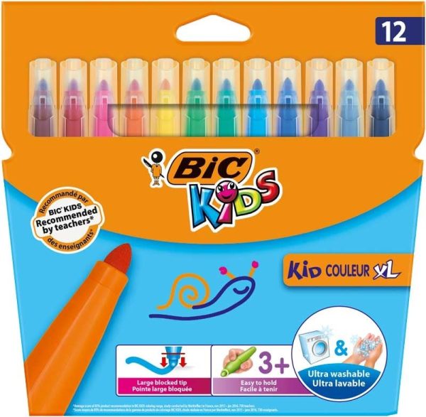BIC Kids Viltstiften Kid Couleur XL - 12stuks
