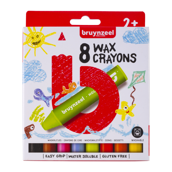 Bruynzeel Kids Waskrijtjes - 8stuks