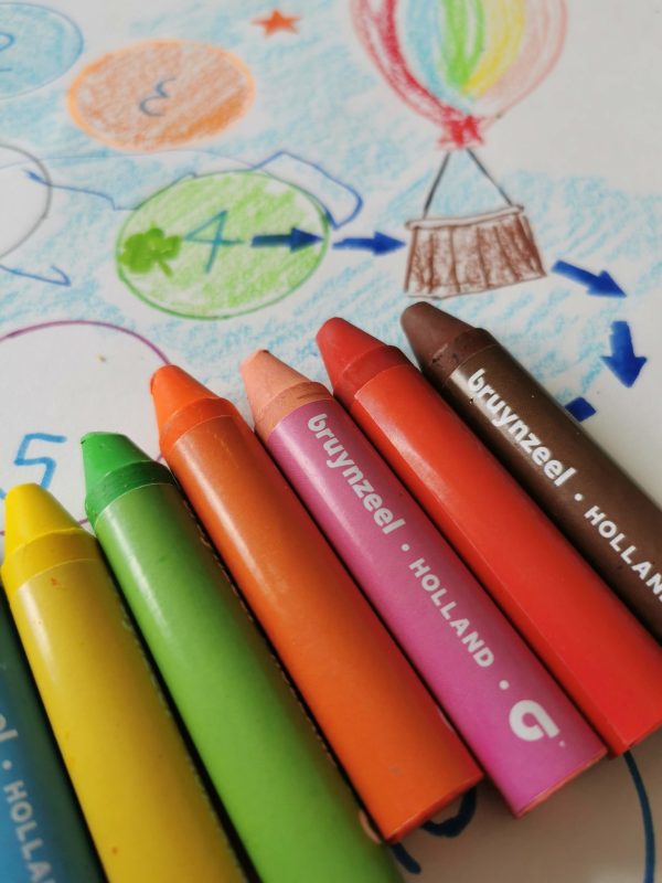 Bruynzeel Kids Waskrijtjes - 8stuks - Afbeelding 3