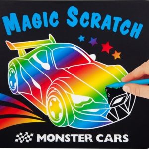 Monster Cars Magic Scratch Book