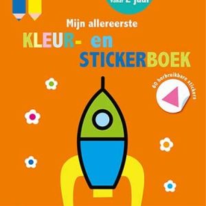 Mijn allereerste kleur- en stickerboek – Raket (2+)