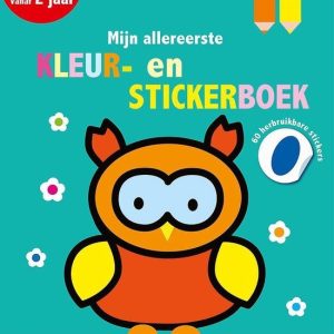 Mijn allereerste kleur- en stickerboek – Uil (2+)
