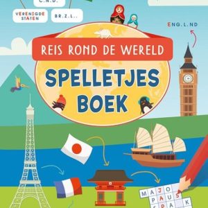 Reis rond de wereld – Spelletjesboek
