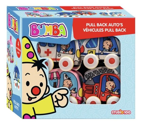 Bumba - Pull-back auto's (4stuks)