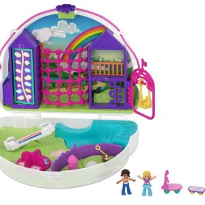 Polly Pocket Large Wearable Compact – Rainbow Dream Purse