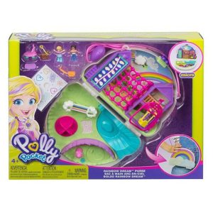 Polly Pocket Large Wearable Compact – Rainbow Dream Purse