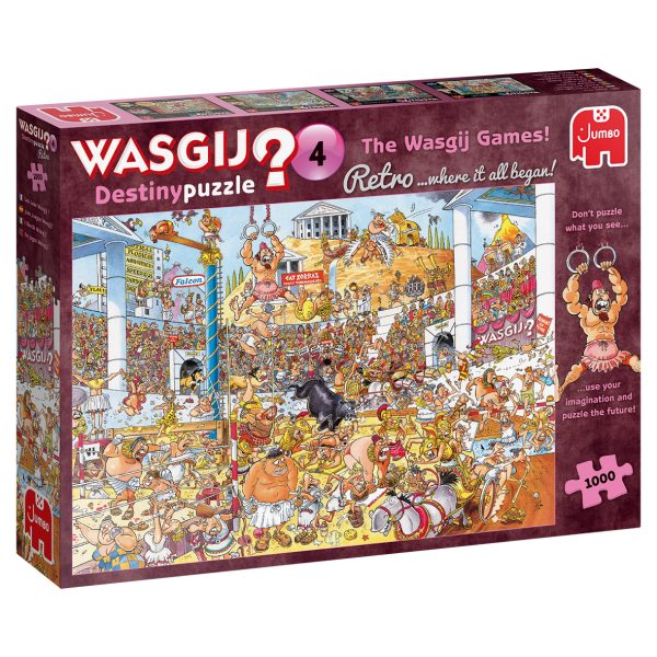 Wasgij Retro Destiny 4 - The wasgij games (1000 stukjes)
