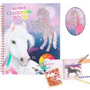 Miss Melody kleurboek met pailletten