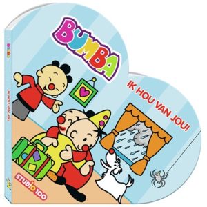 Bumba – Ik hou van je! (kartonboekje in hartvorm)